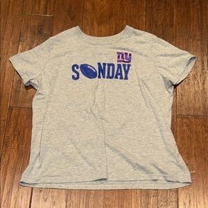 Women’s 3X NY GIANTS - NFL Gray Team Apparel Women's T-Shirt